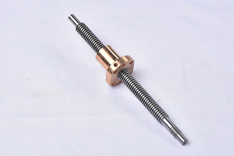 Trapezoidal Screw and Nut Set 01