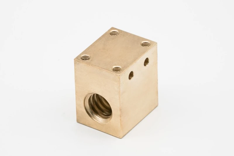Graphite Embedded Brass Nut for Pharmaceutical
